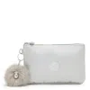 Kipling Viv Metallic Pouch In Multi