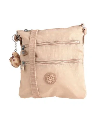 Kipling Woman Cross-body Bag Beige Size - Polyamide, Polyester In Sand