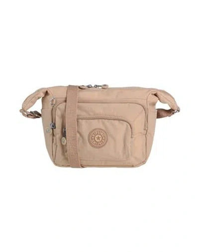 Kipling Woman Cross-body Bag Beige Size - Polyamide, Polyester In Sand