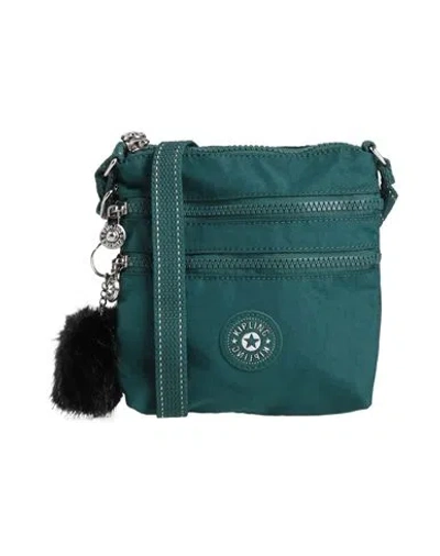 Kipling Woman Cross-body Bag Deep Teal Size - Polyamide In Green