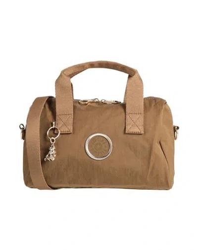 Kipling Woman Cross-body Bag Khaki Size - Polyamide In Sand