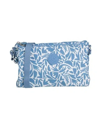 Kipling Woman Cross-body Bag Light Blue Size - Polyester