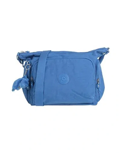Kipling Woman Cross-body Bag Blue Size - Polyamide In Red