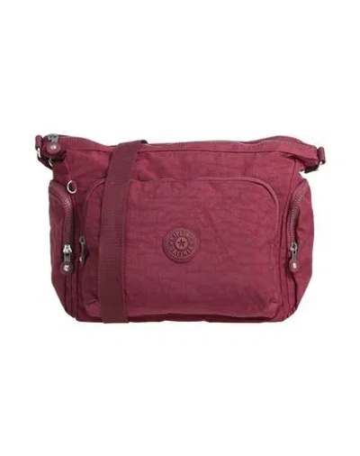 Kipling Woman Cross-body Bag Burgundy Size - Polyamide, Polyester In Red