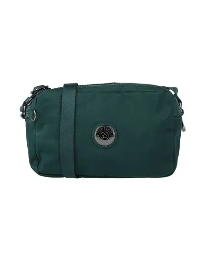 Kipling Woman Cross-body Bag Dark Green Size - Polyamide
