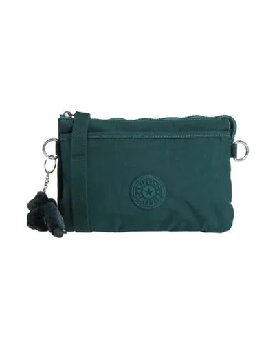Kipling Woman Cross-body Bag Deep Teal Size - Polyamide In Green