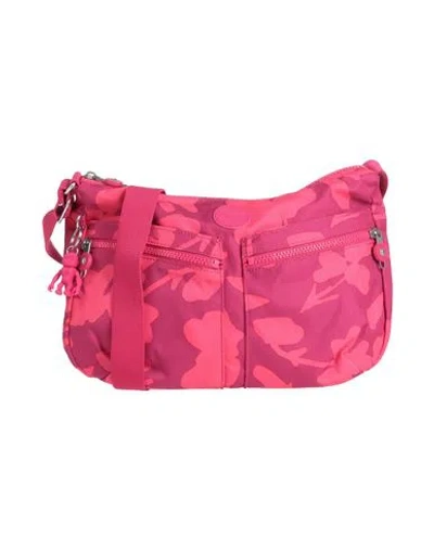 Kipling Woman Cross-body Bag Fuchsia Size - Polyester In Pattern