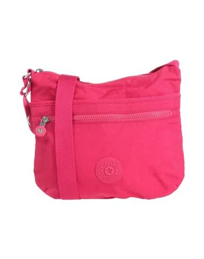 Kipling Woman Cross-body Bag Magenta Size - Polyamide In Pattern