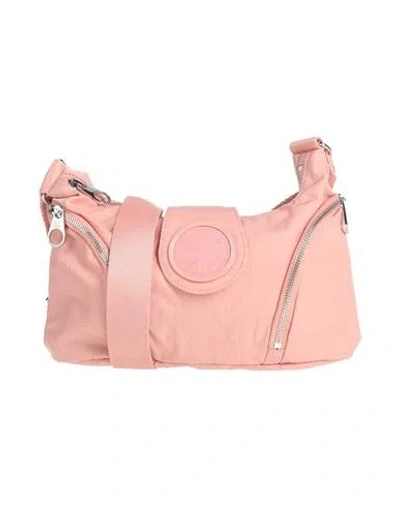 Kipling Woman Cross-body Bag Salmon Pink Size - Polyamide In Red
