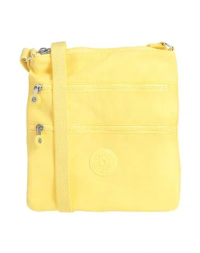 Kipling Woman Cross-body Bag Yellow Size - Polyamide, Polyester