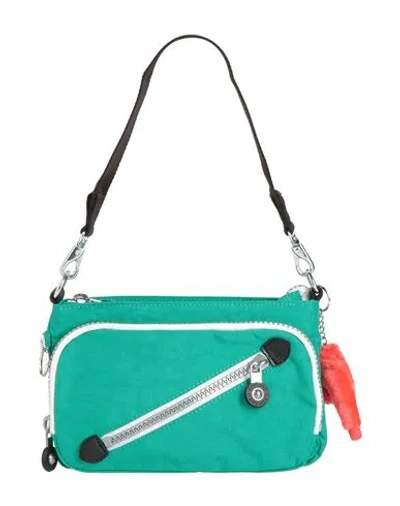 Kipling Woman Handbag Emerald Green Size - Polyester
