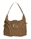 Kipling Woman Handbag Khaki Size - Polyamide In Sand