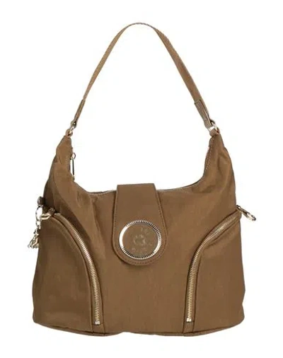Kipling Woman Handbag Khaki Size - Polyamide In Sand