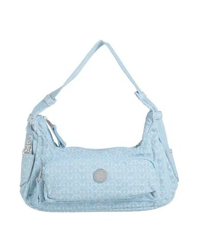 Kipling Woman Handbag Light Blue Size - Cotton