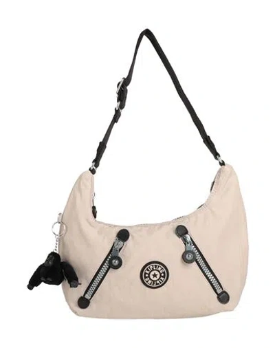 Kipling Woman Shoulder Bag Beige Size - Polyamide In Sand