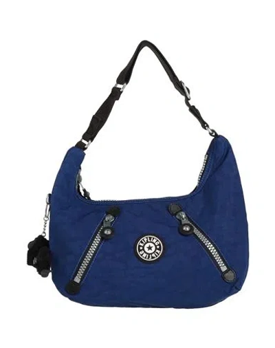 Kipling Woman Shoulder Bag Blue Size - Polyamide