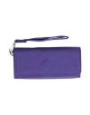 Kipling Woman Wallet Purple Size - Polyamide In Blue