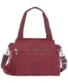 Kipling Women's Elysia Small Satchel Bag In Burgundy