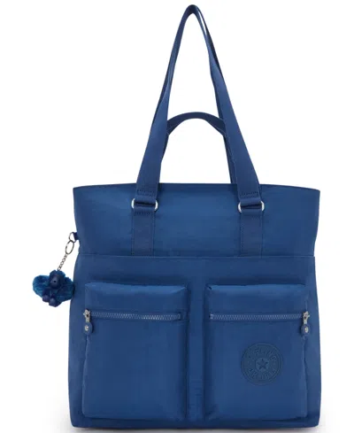 Kipling Women's India Laptop Tote Bag In Blue