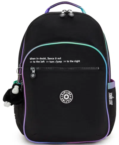 Kipling X Just Dance Seoul 15" Laptop Backpack In Black