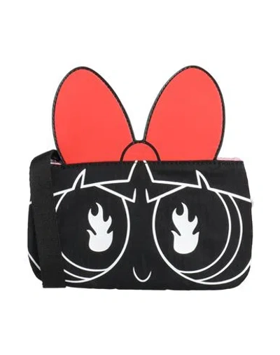 Kipling X The Powerpuff Girls Woman Cross-body Bag Black Size - Synthetic Fibers