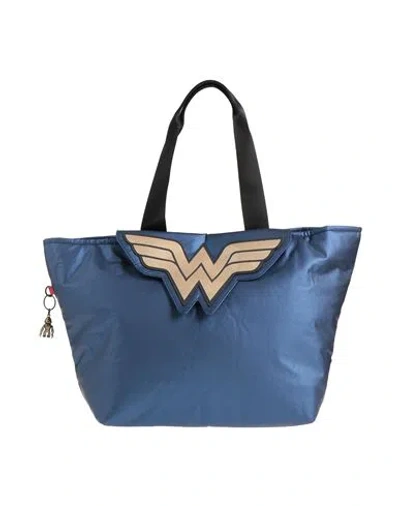 Kipling X Wonder Woman Woman Handbag Blue Size - Synthetic Fibers