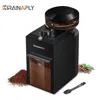 Kirainafly Electric Automatic Burr Coffee Grinder With 28 Adjustable Settings For Espresso, French Press, And D In Black