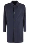 Kired Buttoned Coat In Blue