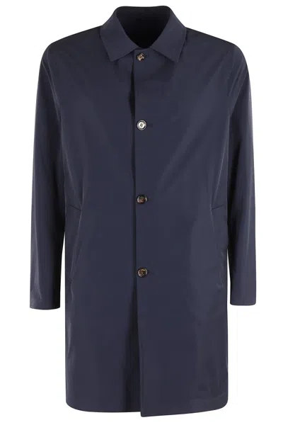 Kired Buttoned Coat In Blue