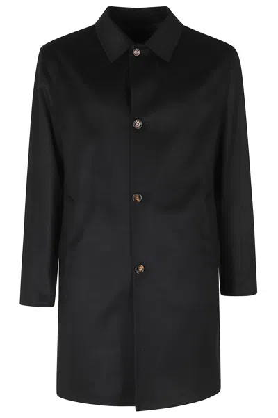 Kired Black Double Cash Reversible Cashmere-blend Parka