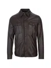 Kired 플랩 포켓 셔츠 재킷 In Brown