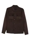 Kired Button-fastening Jacket In Gray