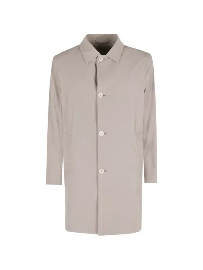 Kired Buttoned Coat In Neutral