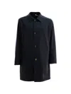 Kired Button-up Coat In Black