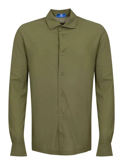 Kired Capri Shirt In Green Cotton