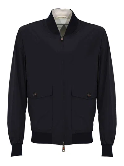 Kired Reversible Penna Jacket In Technical Fabric In Black