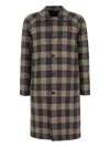 Kired Embroidered Wool Reversible Coat In Brown