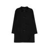 Kired Single-breasted Reversible Coat In Blue