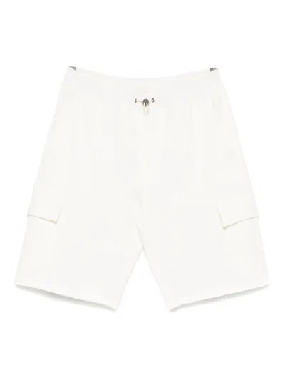 Kired Cotton-blend Knee-length Shorts In White