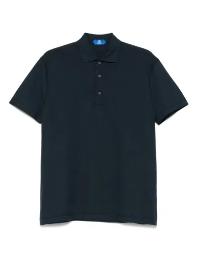 Kired Cotton Polo Shirt In Blue