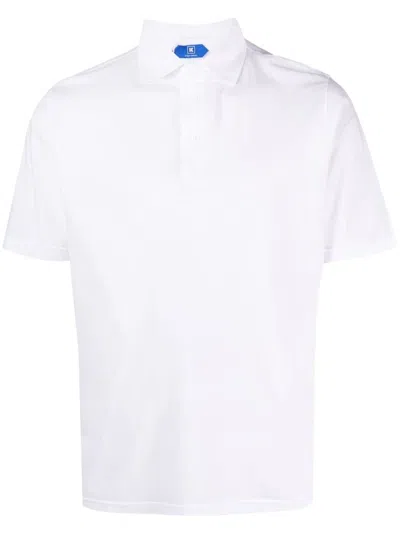 Kired Short-sleeved Cotton Polo Shirt In White