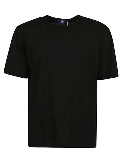 Kired Crew-neck Cotton T-shirt In Black