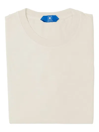 Kired Crew-neck Cotton T-shirt In Neutral