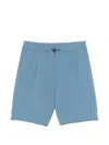 Kired Drawstring Shorts In Blue