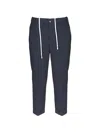 Kired Drawstring Trousers In Blue