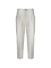 Kired Drawstring Trousers In Neutral
