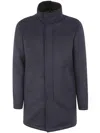 Kired Emilius Zipped Coat Clothing In Blue