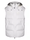 Kired Hooded Padded Gilet In Multi