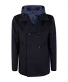 Kired Long-sleeved Padded Casual Jacket In Black