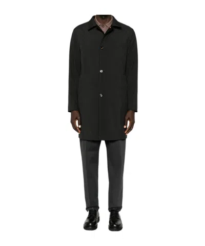 Kired Long-sleeved Coat In Black